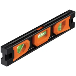 Nivel Torpedo 9" Magnetico, Puntas de Hule, Gotas resistente a la abrasion y al impacto, NTX-9 17054 Truper Truper-Nivel Torpedo