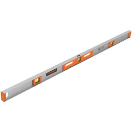 Nivel Profesional 48", Cuerpo de aluminio tipo vigueta, Proteccion ABS, Gotas Intercambiables, NP-48 17040 Truper Truper-Nivel P