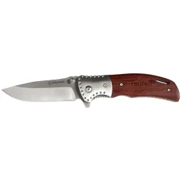 Navaja Abatible con Seguro 4", en acero inoxidable incluye estuche, NV-4 16981 Truper Truper-Navaja Abatible con Seguro 4", en a