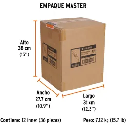 Navaja Abatible con Seguro 4", en acero inoxidable incluye estuche, NV-4 16981 Truper Truper-Navaja Abatible con Seguro 4", en a