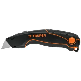 Navaja Multiusos de Apertura Rapida 7", Cuchilla SK4, Incluye 3 cuchillas de repuesto, NM-6 16950 Truper Truper-Navaja Multiusos