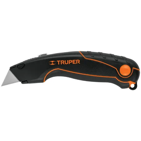 Navaja Multiusos de Apertura Rapida 7", Cuchilla SK4, Incluye 3 cuchillas de repuesto, NM-6 16950 Truper Truper-Navaja Multiusos