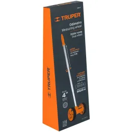 Odometro con freno DobleRueda de 4" ContadoAutomatico ABS Facil Manejo Truper 15830 Truper-Odometro con freno DobleRueda de 4" C