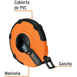 Winchas Fibra de Vidrio 20m CarcasaPlastica TPR Truper 12638 Truper-Winchas Fibra de Vidrio 20m CarcasaPlastica TPR Truper 12638
