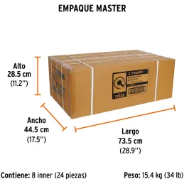 Winchas Fibra de Vidrio 20m CarcasaPlastica TPR Truper 12638 Truper-Winchas Fibra de Vidrio 20m CarcasaPlastica TPR Truper 12638