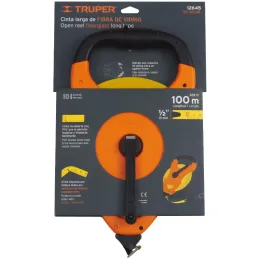 Winchas Fibra de Vidrio 100M Tipo Cruceta Ergonomico Truper 12645 Truper-Winchas Fibra de Vidrio 100M Tipo Cruceta Ergonomico Tr