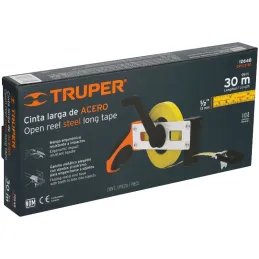 Winchas Metalica 30m Tipo Cruceta Ergonomico Truper 12648 Truper-Winchas Metalica 30m Tipo Cruceta Ergonomico Truper 12648 Cinta