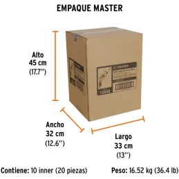Winchas Metalica 30m Tipo Cruceta Ergonomico Truper 12648 Truper-Winchas Metalica 30m Tipo Cruceta Ergonomico Truper 12648 Cinta