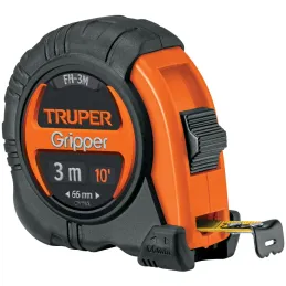 Winchas Flexometro Gripper 3M MedicionAmbosLados TPR ABS Truper 14578 Truper-Winchas Flexometro Gripper 3M MedicionAmbosLados TP