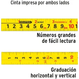 Winchas Flexometro Gripper 5.5M MedicionAmbosLados TPR ABS Truper 14613 Truper-Winchas Flexometro Gripper 5.5M MedicionAmbosLado