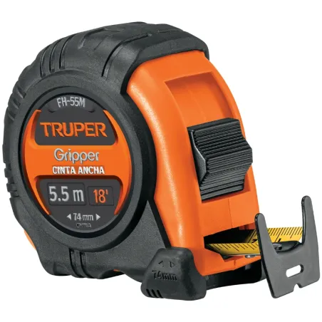 Winchas Flexometro Gripper 5.5M MedicionAmbosLados TPR ABS Truper 14613 Truper-Winchas Flexometro Gripper 5.5M MedicionAmbosLado