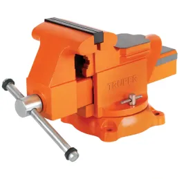 Tornillo de Banco Industrial Ancho de Mordaza 6", Apertura Max 6 7/8" Peso 24.2kg, TA-6 18594 Truper Truper-Tornillo de Banco In