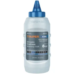 Gis azul de repuesto para tiralinea alta visibilidad 8oz, REP-TL 18576 Truper Truper-Gis azul de repuesto para tiralinea alta vi