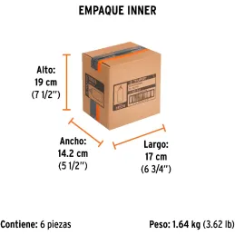 Gis rojo de repuesto para tiralinea alta visibilidad 8oz, REP-TL-R 18578 Truper Truper-Gis rojo de repuesto para tiralinea alta 