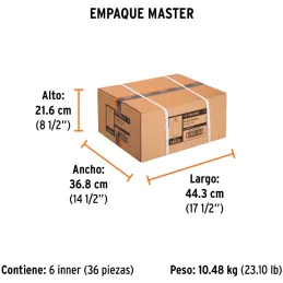 Gis rojo de repuesto para tiralinea alta visibilidad 8oz, REP-TL-R 18578 Truper Truper-Gis rojo de repuesto para tiralinea alta 