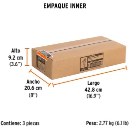 Tijera sin mango Telescopico, Hoja de Acero SK5 14" Templada, Cuchilla de Paso 1 1/4", TR-82 18401 Truper Truper-Tijera sin mang