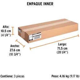 Tijera de Poda Classic, Capacidad de corte 1 1/2", mango tubulares de 21", TB-122 18399 Truper Truper-Tijera de Poda Classic, Ca
