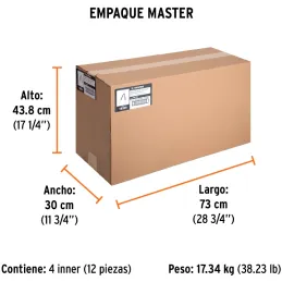 Tijera de Poda Classic, Capacidad de corte 1 1/2", mango tubulares de 21", TB-122 18399 Truper Truper-Tijera de Poda Classic, Ca