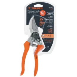 Tijera de Poda 8", cuerpo de Aluminio, cuchilla acero SK5, Ligero y Resistente, T-45 18453 Truper Truper-Tijera de Poda 8", cuer