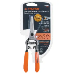 Tijera de Poda Forjada tipo mini 6", cuchillas delgada, acero al medio carbono, Corte 5/16, T-20 18456 Truper Truper-Tijera de P