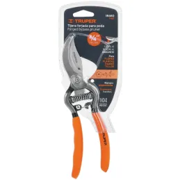 Tijera de Poda Forjada 8", cuchillas de paso acero templado, Corte 3/4, T-67 18460 Truper Truper-Tijera de Poda Forjada 8", cuch
