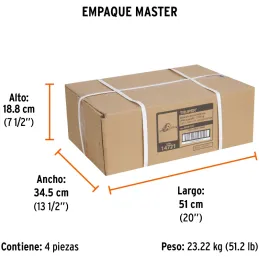 Templadoras de Manivela con Cable 1100kg, en acero, ideal para remolque y cargas pesadas, MAW-91C 14721 Truper Truper-Templadora