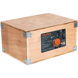 Tecle Industrial 5 Toneladas, Doble Trinquete, Mecanismo de triple engranaje, Peso 37kg, POL-5 16828 Truper Truper-Tecle Industr
