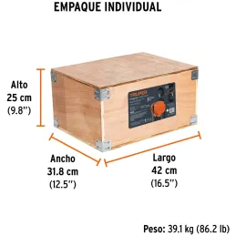 Tecle Industrial 5 Toneladas, Doble Trinquete, Mecanismo de triple engranaje, Peso 37kg, POL-5 16828 Truper Truper-Tecle Industr