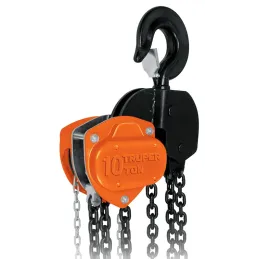 Tecle Industrial 10 Toneladas, Doble Trinquete, Mecanismo de triple engranaje, Peso 68kg, POL-10 16829 Truper Truper-Tecle Indus