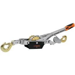 Templadoras con Ratchet 2 Toneladas, doble cremallera, en acero, ideal para tensado y remolque, MAL-2 14725 Truper Truper-Templa