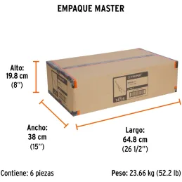 Templadoras con Ratchet 2 Toneladas, doble cremallera, en acero, ideal para tensado y remolque, MAL-2 14725 Truper Truper-Templa