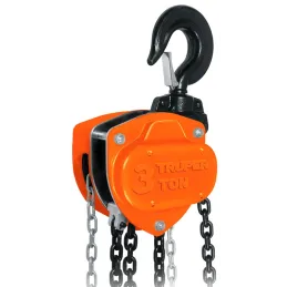 Tecle Industrial 3 Toneladas, Doble Trinquete, Mecanismo de triple engranaje, Peso 23.5kg, POL-3 16827 Truper Truper-Tecle Indus