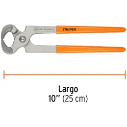 Alicate Tenaza 10", para carpinteros en acero al cromo vanadio, Mango de vinil, TN-10 17386 Truper Truper-Alicate Tenaza 10", pa