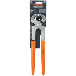 Alicate Tenaza 10", para carpinteros en acero al cromo vanadio, Mango de vinil, TN-10 17386 Truper Truper-Alicate Tenaza 10", pa
