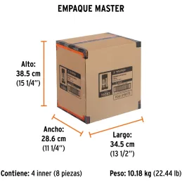 Sujetadores de Carga con Ratchet, Carga Maxima 2250kg, ideal para Trailers y Camiones, SU-2250C 19283 Truper Truper-Sujetadores 