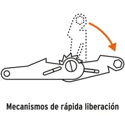 Sujetadores de Carga con Ratchet, Carga Maxima 6000kg, ideal para Trailers y Camiones, SU-6000 10314 Truper Truper-Sujetadores d