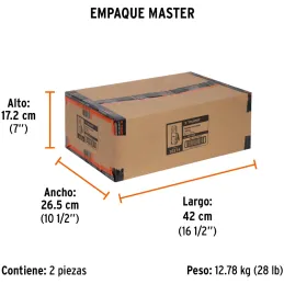 Sujetadores de Carga con Ratchet, Carga Maxima 6000kg, ideal para Trailers y Camiones, SU-6000 10314 Truper Truper-Sujetadores d