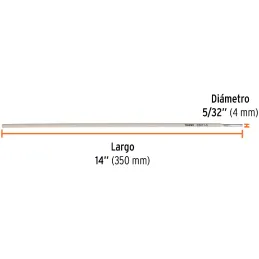 Electrodo 6011 5/32" 1kg, Potasio celulosa, alta penetracion, encendido instantaneo y arco estable, E6011-5 15461 Truper Truper-
