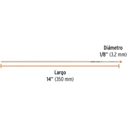 Electrodo 6011 1/8" 1kg, Potasio celulosa, alta penetracion, encendido instantaneo y arco estable, E6011-4 15460 Truper Truper-E