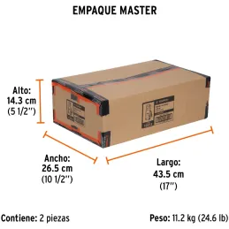 Sujetadores de Carga con Ratchet, Carga Maxima 5400kg, ideal para Trailers y Camiones, SU-5400 10313 Truper Truper-Sujetadores d