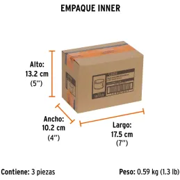 Sierra de copa Bimetalicas 2 3/8" o 60.3mm, dientes de acero alta velocidad, Para metal y Madera, COBI-2-3/8 18118 Truper Truper