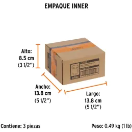 Sierra de copa Bimetalicas 2 1/8" o 53.9mm, dientes de acero alta velocidad, Para metal y Madera, COBI-2-1/8 18098 Truper Truper