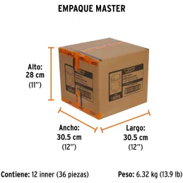 Sierra de copa Bimetalicas 2 1/8" o 53.9mm, dientes de acero alta velocidad, Para metal y Madera, COBI-2-1/8 18098 Truper Truper
