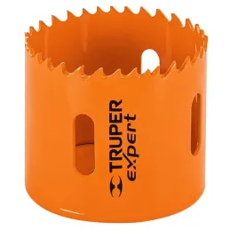 Sierra de copa Bimetalicas 2 1/4" o 57.1mm, dientes de acero alta velocidad, Para metal y Madera, COBI-2-1/4 18099 Truper Truper
