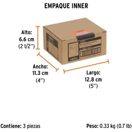 Sierra de copa Bimetalicas 1 9/16" o 39.6mm, dientes de acero alta velocidad, Para metal y Madera, COBI-1-9/16 18095 Truper Trup