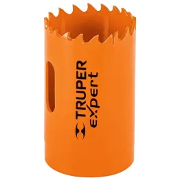 Sierra de copa Bimetalicas 1 3/8" o 34.9mm, dientes de acero alta velocidad, Para metal y Madera, COBI-1-3/8 18093 Truper Truper
