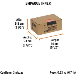 Sierra de copa Bimetalicas 1 3/16" o 30.1mm, dientes de acero alta velocidad, Para metal y Madera, COBI-1-3/16 18091 Truper Trup