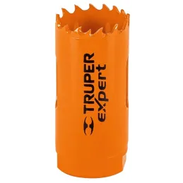 Sierra de copa Bimetalicas 1 1/16" o 26.9mm, dientes de acero alta velocidad, Para metal y Madera, COBI-1-1/16 18089 Truper Trup