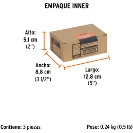 Sierra de copa Bimetalicas 1" o 25.4mm, dientes de acero alta velocidad, Para metal y Madera, COBI-1 18088 Truper Truper-Sierra 