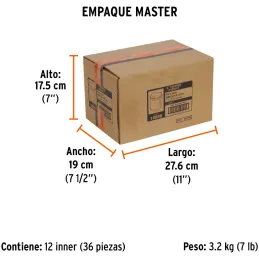 Sierra de copa Bimetalicas 1" o 25.4mm, dientes de acero alta velocidad, Para metal y Madera, COBI-1 18088 Truper Truper-Sierra 